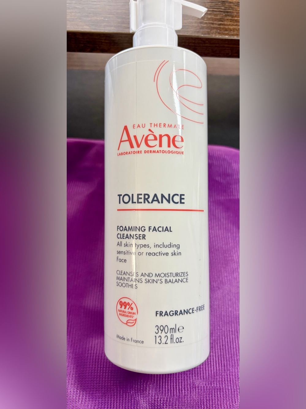 Avene Tolerance Foaming Facial Cleanser — 13.2 oz